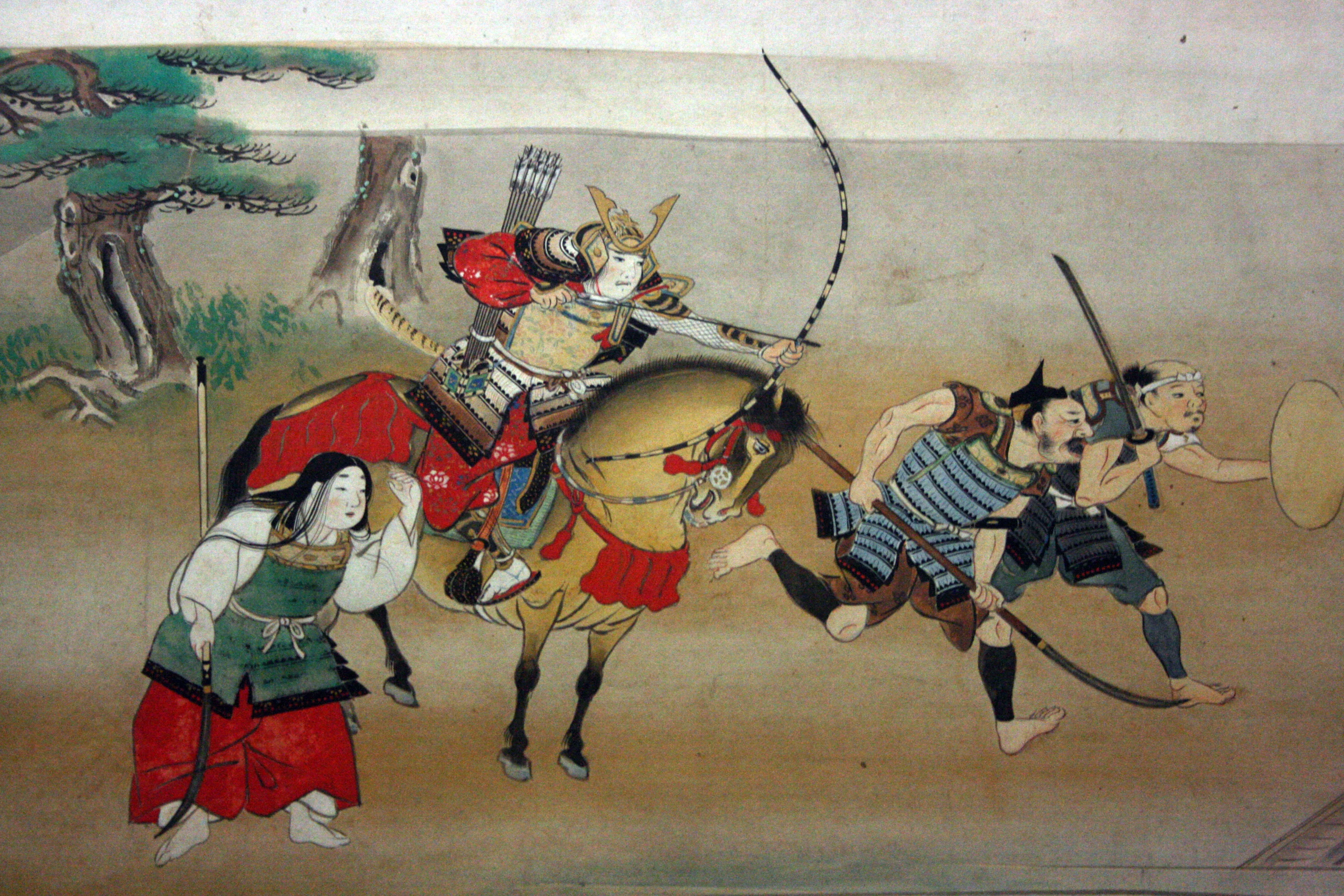 Samurai on horseback